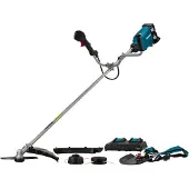 Makita DUR369APT2, Rasentrimmer, Nylonschnur, D-Schlaufengriff, 7000 RPM, Schwarz, Blau, Grau, 43 cm