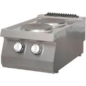 Maxima - Gastro Heavy Duty Kochfeld - 2 Brenner - Einzeleinheit - 70 cm Tief - Elektrisch
