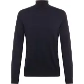 Selected Herren Pullover & Cardigans Slhberg Roll Neck Noos - Donkerblauw - Größe S