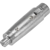 Omnitronic Adapter Cinch-Buchse zu XLR-Kupplung