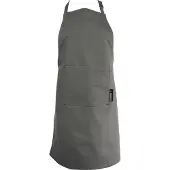 Kook Schürze Uni Grau-70 x 90 cm