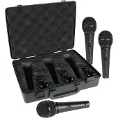 Behringer XM1800S dynamisches Mikrofon 3er-Set