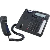 AGFEO T 18, Analoges Telefon, Freisprecheinrichtung, 99 Eintragungen, Schwarz