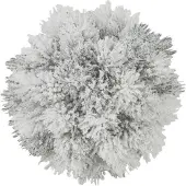 Europalms Pinienkugel, beflockt, 15cm