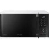 Samsung MG23K3515AW Mikrowelle mit Grill, flache Oberfläche, schnelles Auftauen, 800 W, weiß