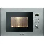 Candy MIC20GDFX, Integriert, Grill-Mikrowelle, 20 l, 800 W, Eingebautes Display, Tasten, Drehregler