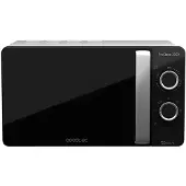Cecotec 01528, Arbeitsplatte, Solo-Mikrowelle, 20 l, 700 W, Drehregler, Schwarz