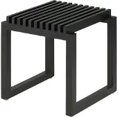 Skagerak Fritz Hansen - Cutter Holz Hocker, schwarz