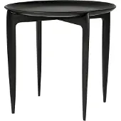 Fritz Hansen Tray Tisch Black - , Schwarz, Holz