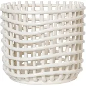 Ferm Living Obstkorb Ceramic Large Off-white