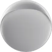 Louis Poulsen Flindt Wandleuchte Ø200 2700K Alu Grey - , Flindt, dimmbar, Metallisch, für Wohnzimmer, Aluminium, Design