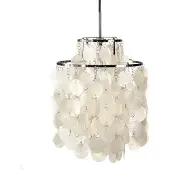 Verpan Fun 2 DM Pendelleuchte - , Fun 2DM, dimmbar, für Wohnzimmer, Stein, Design