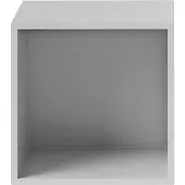 Muuto Mini Stacked Storage System Medium Light Grey - , Grau, Holz