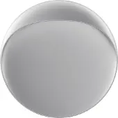 Louis Poulsen Flindt Wandleuchte Ø400 2700K Alu Grey - , Flindt, dimmbar, Metallisch, für Wohnzimmer, Aluminium, Design