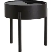 Woud - Arc Beistelltisch Black Ash