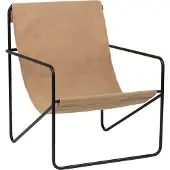 Ferm Living - Desert Lounge Chair, schwarz / solid