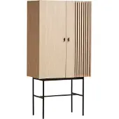 Woud Array Anrichte Eiche/Schwarz