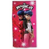 Zagtoon Miraculous Ladybug Strandtuch 70x140 cm – Weich & Leicht
