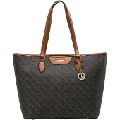 L.credi Handtasche Filiberta Shopper Brown dunkelbraun