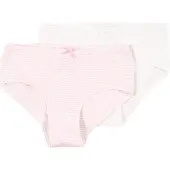 s.Oliver Mädchen 2er Pack Hipslip - Slip, Unterhose, Brief, Cotton Stretch, uni