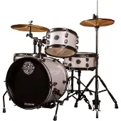 Ludwig Pocket Kit von Questlove Weißer Glitzer mit kostenlosen Lektionen
