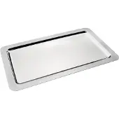 Olympia rechteckiges Speisetablett Edelstahl GN1/1