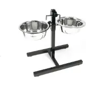 Martin sellier SUPPORT 2 BOWLS METAL BLACK X8812237