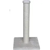 Nobby Bari, Katzenkratzbaum, Freistehend, Weiß, Plüsch, Sisal, 9 cm