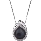 Orphelia Damen-Anhänger Sterling-Silber 925 mit Kette – Silber ZH-4568