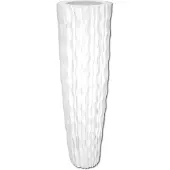 Europalms Designübertopf LAMELLA-140, weiss
