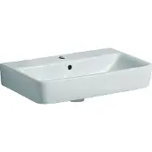 Geberit Waschtisch RENOVA COMPACT 600x370mm m HL mit Überlauf weiß KT