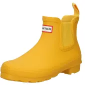 Hunter Gummischuhe Original Chelsea Damen Yellow-Schuhgröße 39