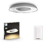Philips Deckenleuchte Hue Still - White Ambiance Ø 39,1cm silbergrau