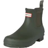 Hunter Chelsea Boots Unisex Grün Gummi