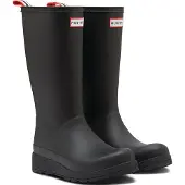 Hunter Regenstiefel Damen Schwarz Gummi