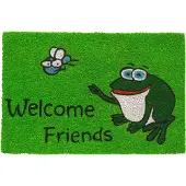Kölle Kokos Fußmatte "Welcome Friends" Frosch 40x60 cm