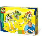 SES Creative 14958 Metalldinosaurier-Konstruktionsset - Bau Deinen eigenen Dino, Bausatz, 7 Jahr(e), Schaum, Metall, 1 Stück(e), 385 g