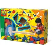 SES Creative 00941 Hämmerchen Tick - Klassisches Nagelspiel für Kinder, Mit Korkplatte und bunten Formen ab 3 Jahren, 3 Jahr(e), Holz, Mehrfarbig