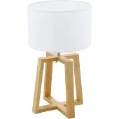 Eglo 97516, Weiß, Holz, Wohnzimmer, Stahl, Holz, II, E27, 1 Glühbirne(n)