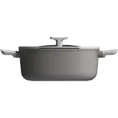 Berghoff Leo Lite Aluminium-Kochtopf mit Deckel, grau 28 x 11,5 cm