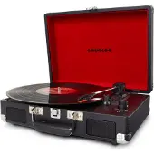 Crosley Cruiser Deluxe Portable Turntable mit Bluetooth Out schwarz