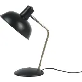 Leitmotiv - Tischleuchte Hood - Schwarz - 37,5x19,5cm Tischlampe - Nachttischlampe, Wohnzimmer, Schlafzimmer