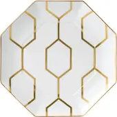 Wedgwood Arris Teller flach achteckig 23 cm Arris 40007545