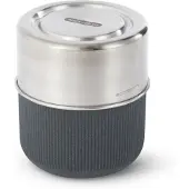 Black & Blum Brotdose Glass Lunch Pot Grau 9,5 cm