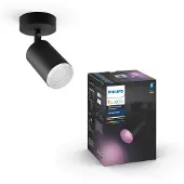 Philips Hue Fugato Aufbauspot White & Color - Schwarz - 1 Spot