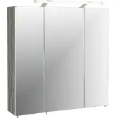 Schildmeyer Spiegelschrank 133076 Trient, 70.0 x 16.0 x 75.0 cm, esche grau Dekor