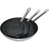 CombiSteel Bratpfanne aus Edelstahl und Tevlon Ø280