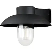Konstsmide Mani Wandleuchte schwarz lackiertes Aluminium, klares Glas, Hand EU 415-750