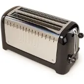 Dualit 46065 Lite Langschlitz Toaster 4 Scheiben Gloss black