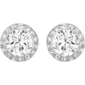 Swarovski Angelic Ohrstecker aus rhodiniertem Sterlingsilber mit wei em Kristall 1081942 f r Damen